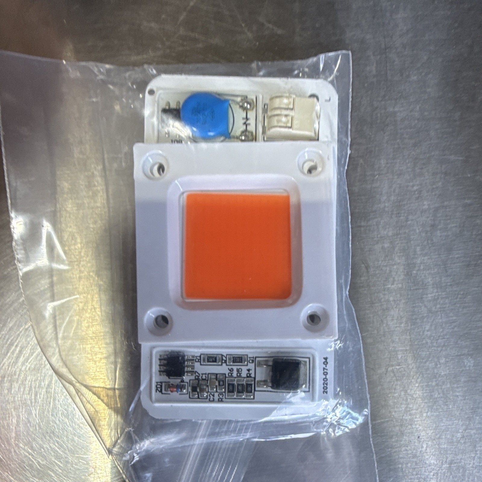 PIR Motion Sensor Detector Module Board, Wired Indoor, White/Orange Lens