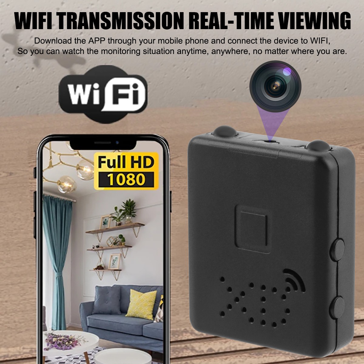 Smart Mini Wireless WiFi Camera Home Security 1080P HD Night Vision Cam Battery