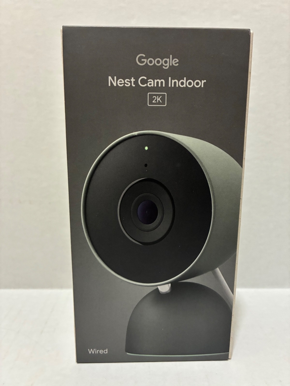 Google Nest Cam Indoor 2K Wired Security Camera 3rd Generation, Hazel