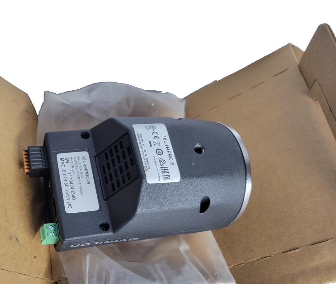 Avigilon 16L-H4PRO-B 5k (16 MP) Pro Color Camera With Self Learning Analytics