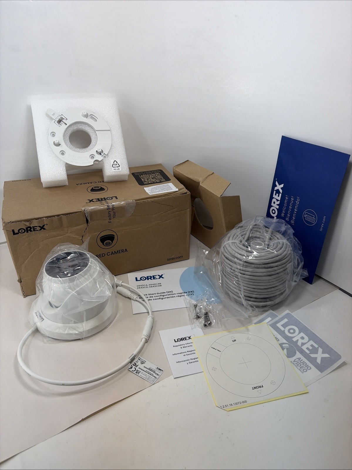 Lorex 4K Dome A14 E842CD PoE Wired Security Camera