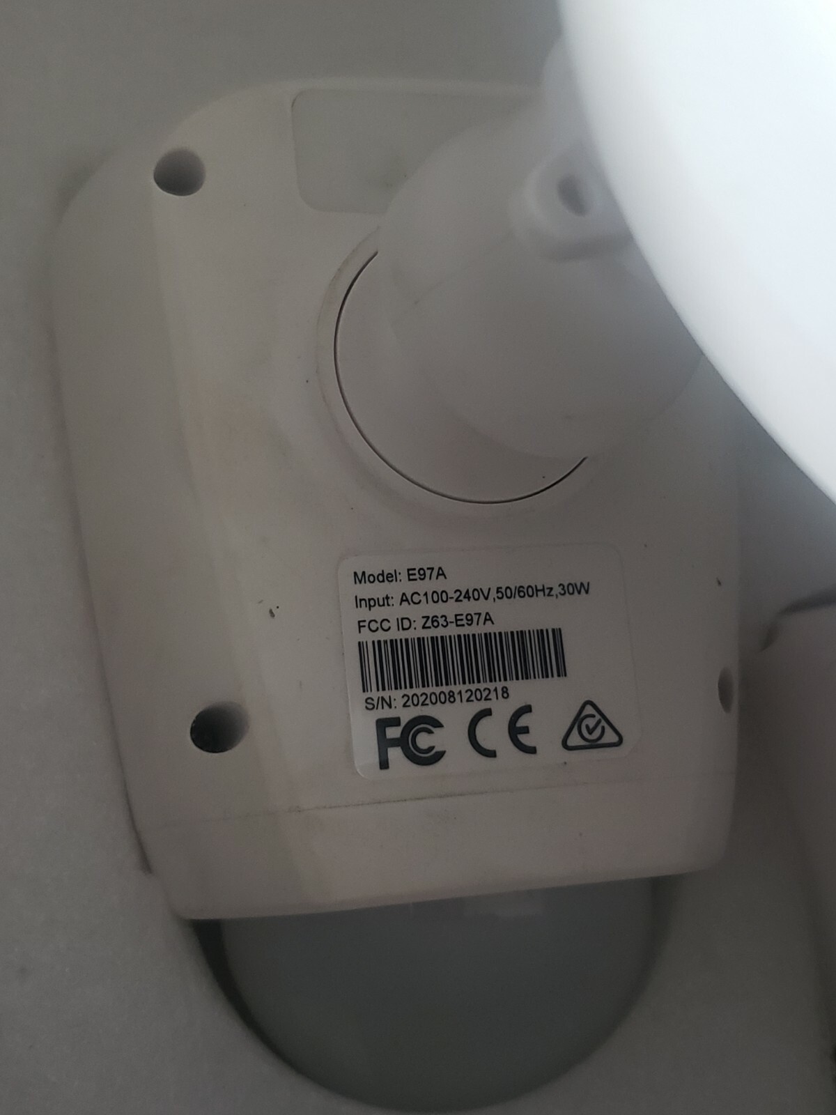 AWOW Smart WiFi Floodlight Camera, Android/iOS, 2500 Lumens (E97A)