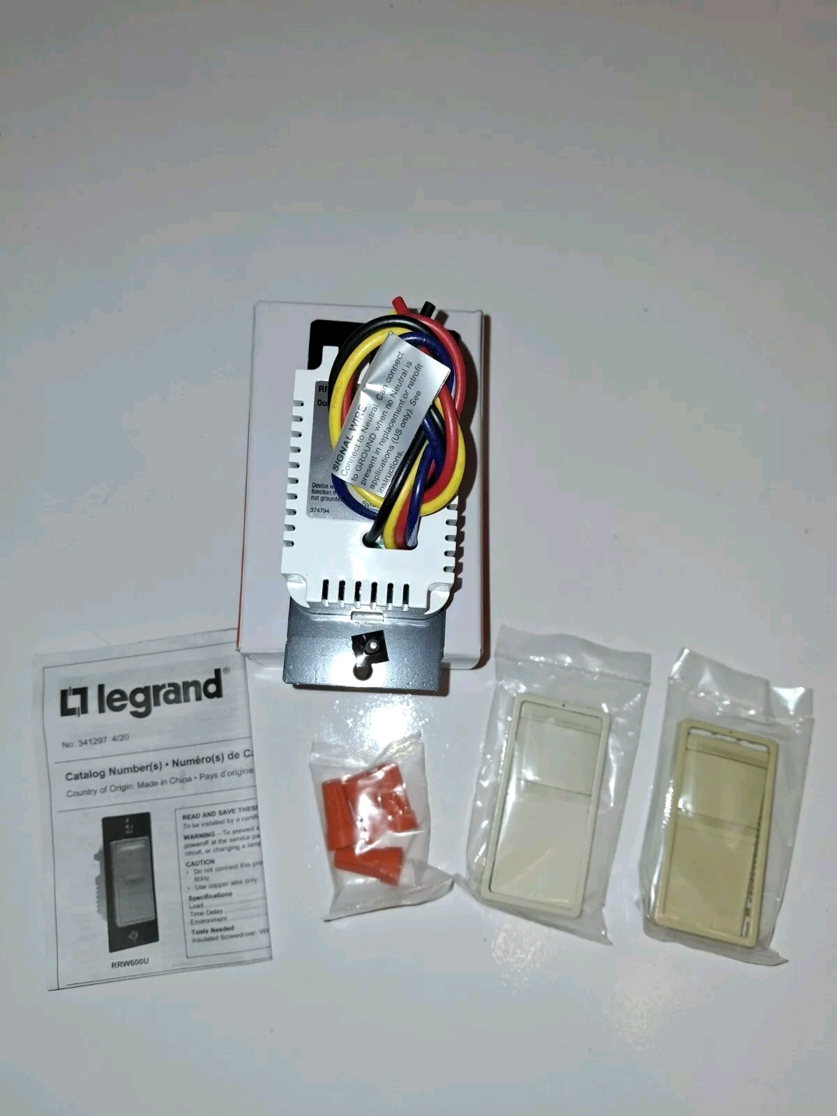 Lot Of 5-Legrand Radiant RRW600UTC Single Pole 3-Way Occupancy Sensor Switch
