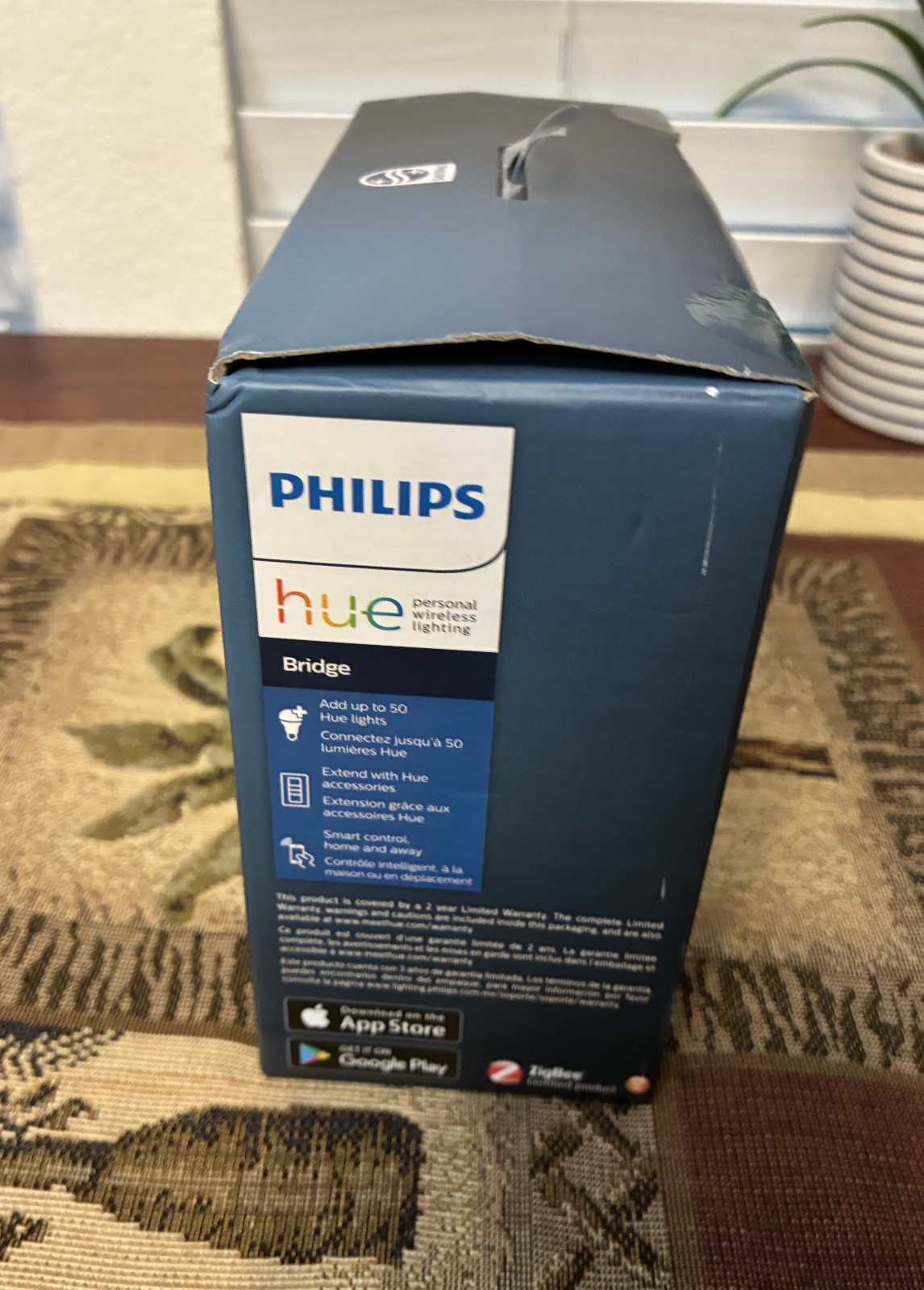 Philips Hue Bridge Smart Home Wireless Lighting Hub 2.0 458471 Brand New Sealed