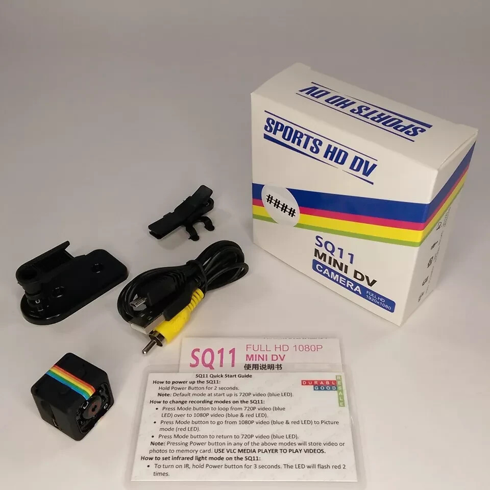 USA TESTED SQ11 Mini Motion 1080P Night Vision Camera