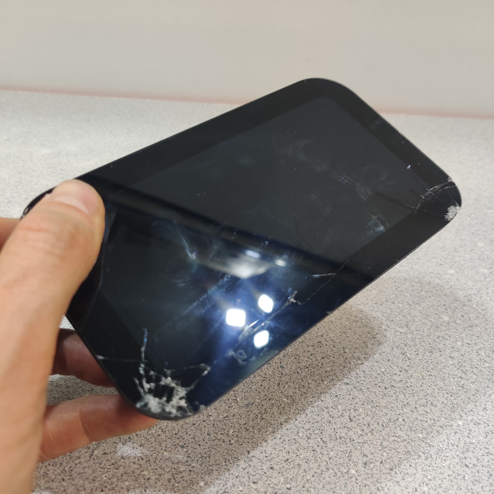 Amazon Echo Show 5 3rd Gen Smart Display Black H97N6S FOR PARTS DAMAGED NO CORD