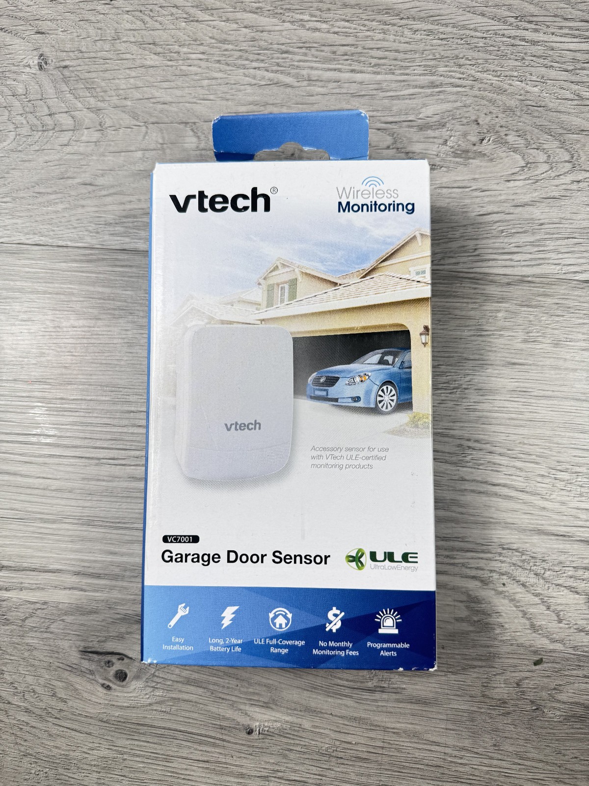 Vtech VC7001 Garage Door Sensor Wireless Monitoring System Easy Install Program