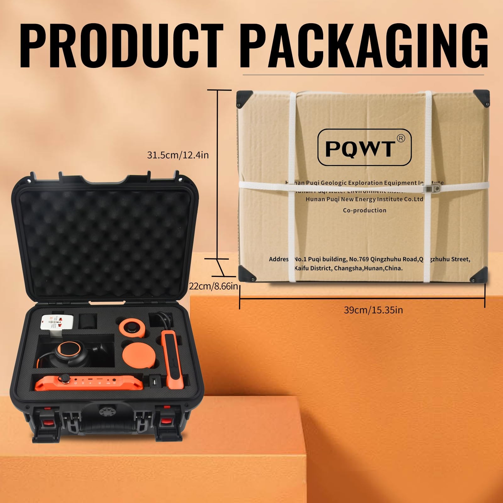 PQWT Underground Water Leak Detectors for Home PQ125A Wall Sound Intensifier
