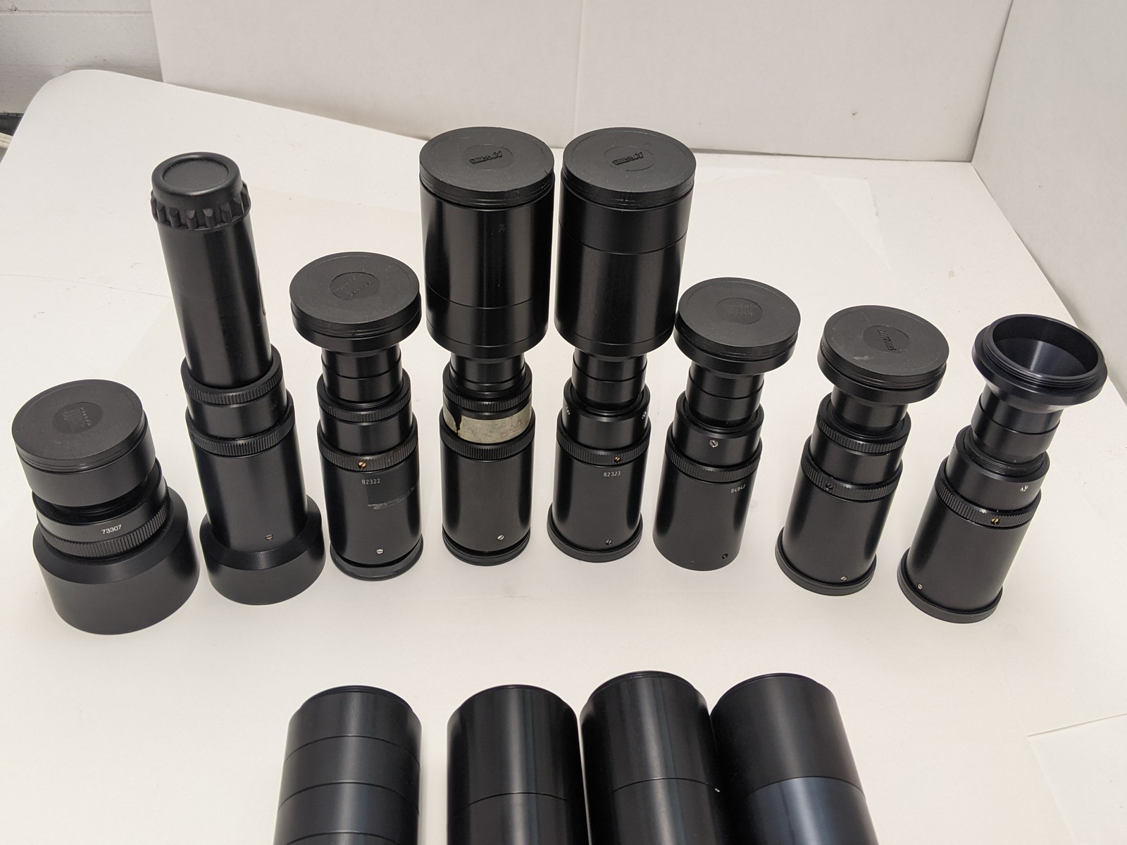 Sill Optics Telecentric Lens Lot (9) + (20) M42 Tubes 1X 2X 3X 4X 5X