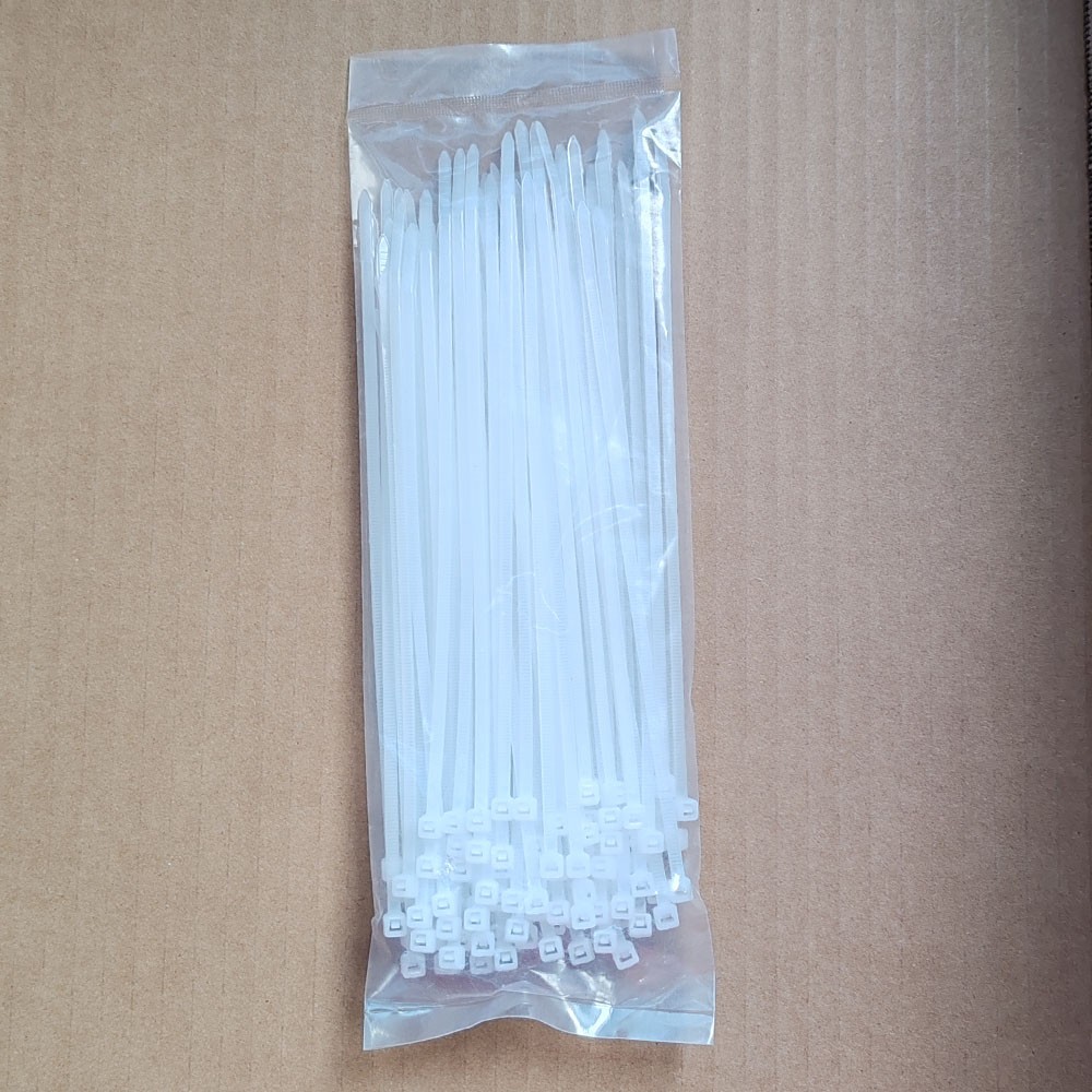 100-Pack Wholesale Nylon Cable Ties |Self-Locking Cable Ties 4×200 mm, 3.6 mm US