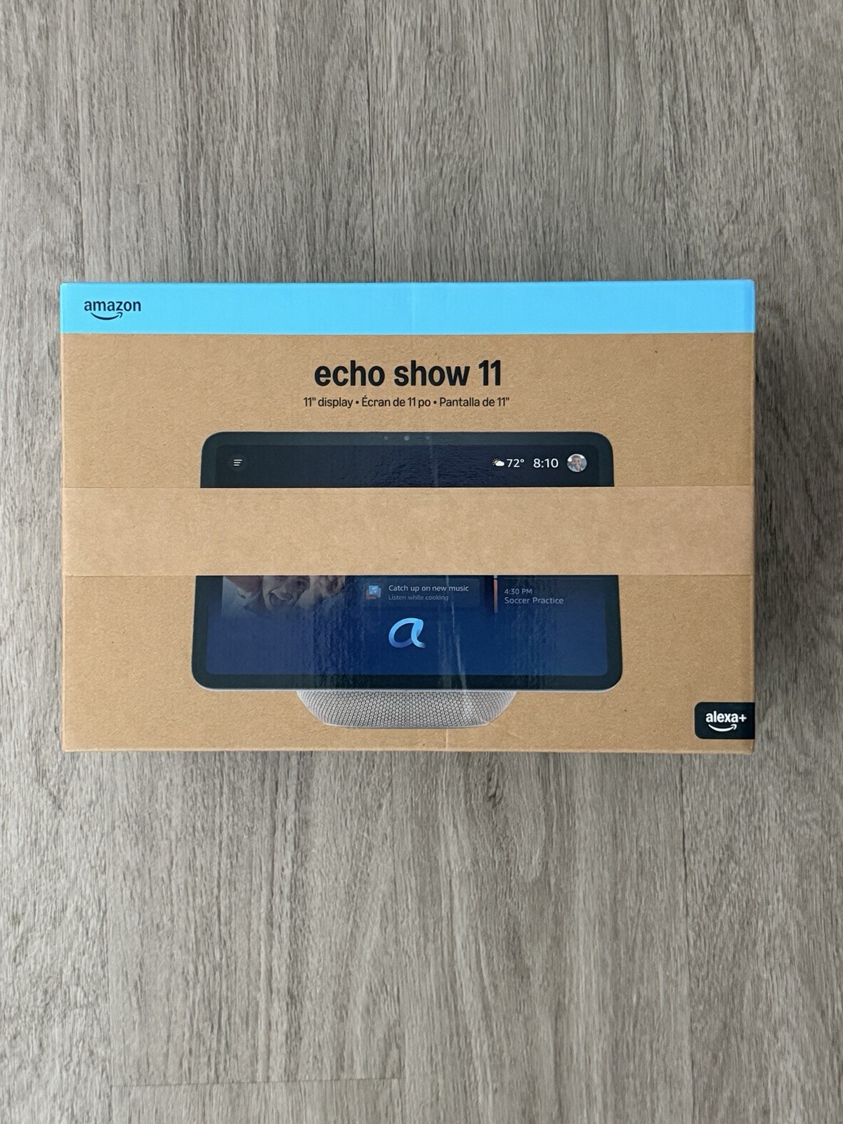 Amazon Echo Show 11 Full-HD 11″ Display Spatial Audio Alexa+ Glacier White