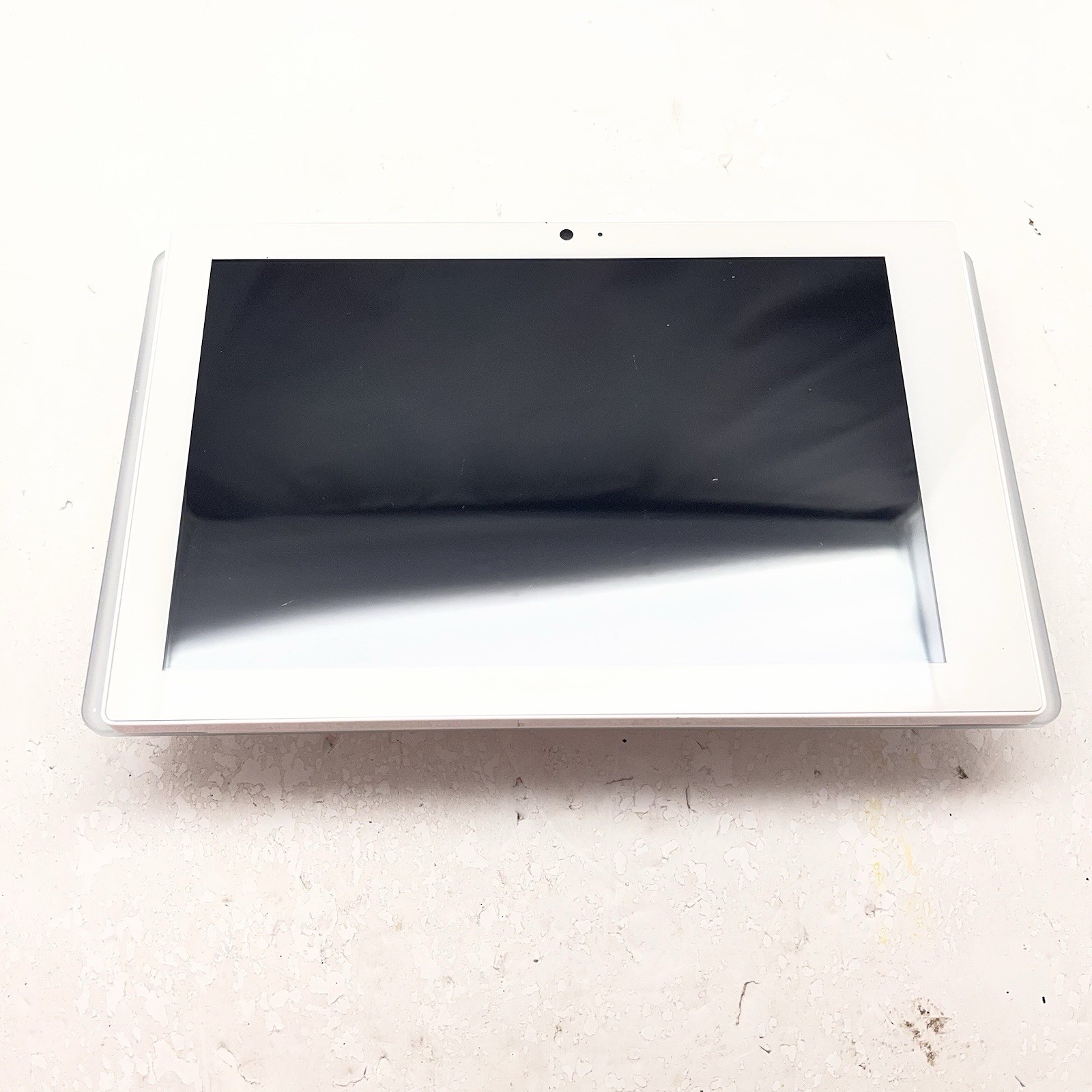 White Crestron TSS-10-W-S Touchscreen Panel With Light Bar Sold As Is B6
