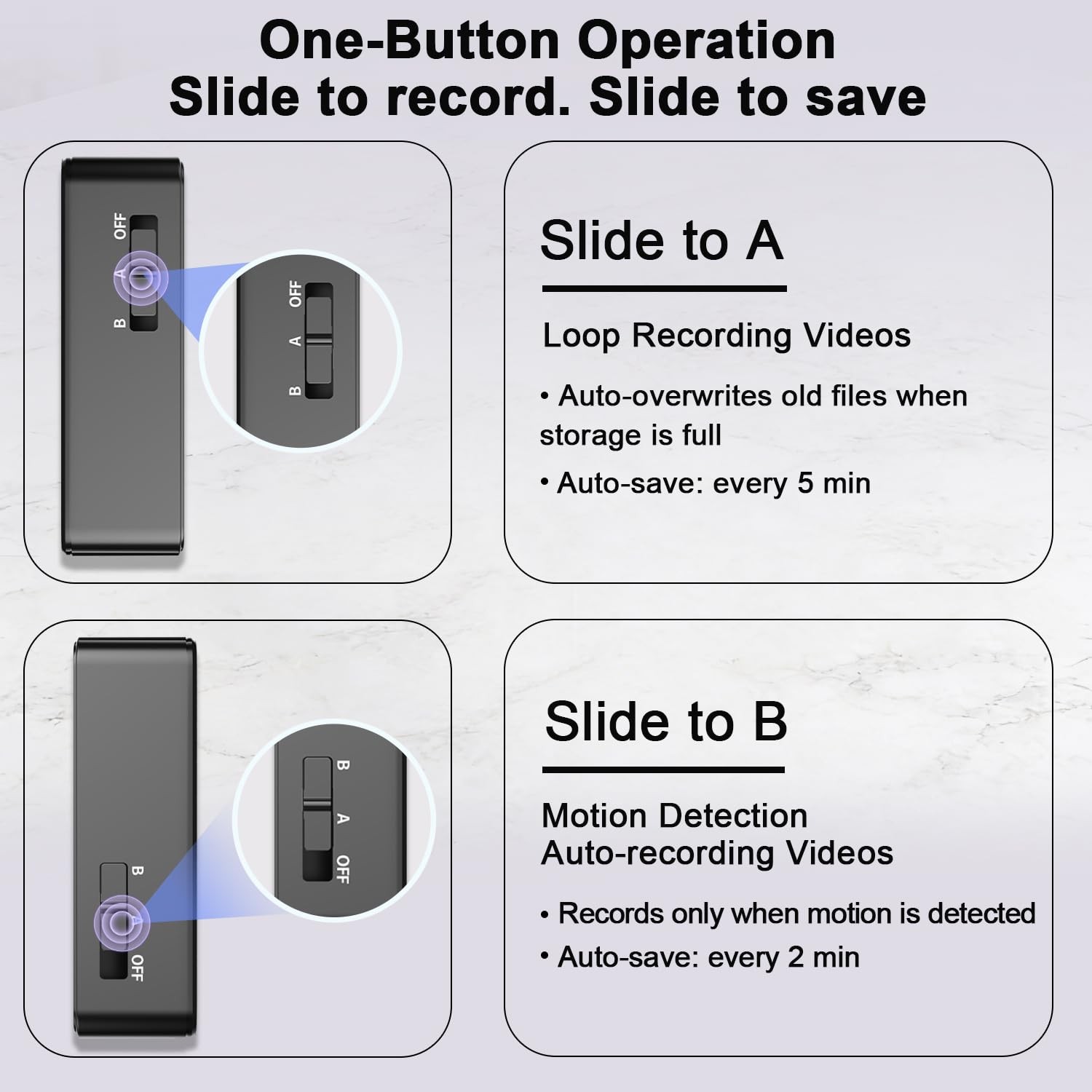 Mini Camera 1080P HD – No WiFi Camera – Portable Tiny Video Recorder with Loo…