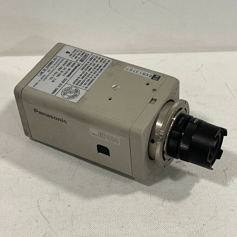 Used – Panasonic WV-CP414 CP-414 CCTV Color Camera 24V AC