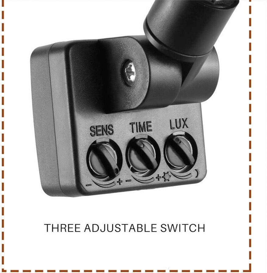 Energy-Saving PIR Body Infrared Motion Sensor Switch – 30W Power and Adjustable