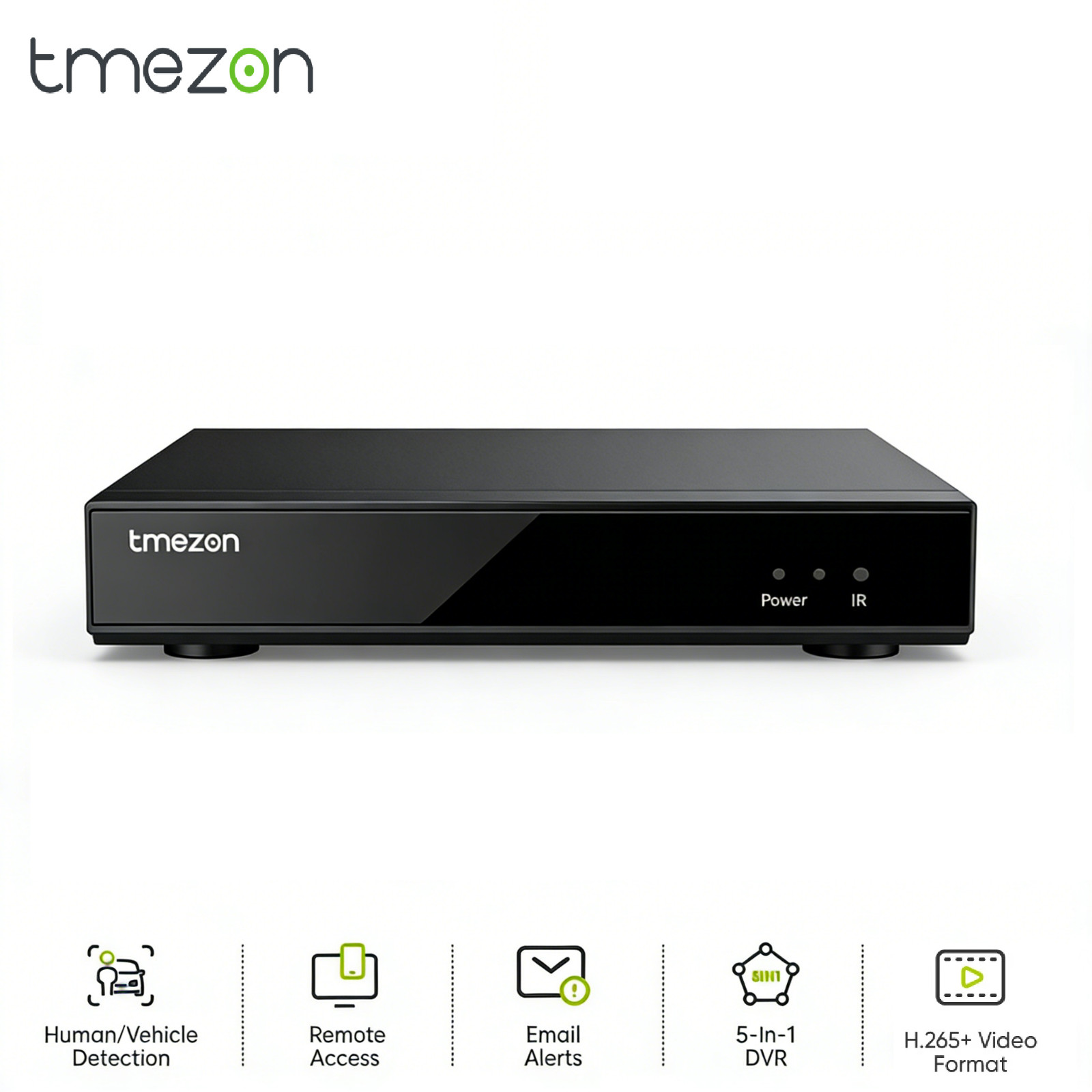 TMEZON 4CH/8CH 1080P Lite 5in1 DVR Recorder Video fr Security Camera System 1TB