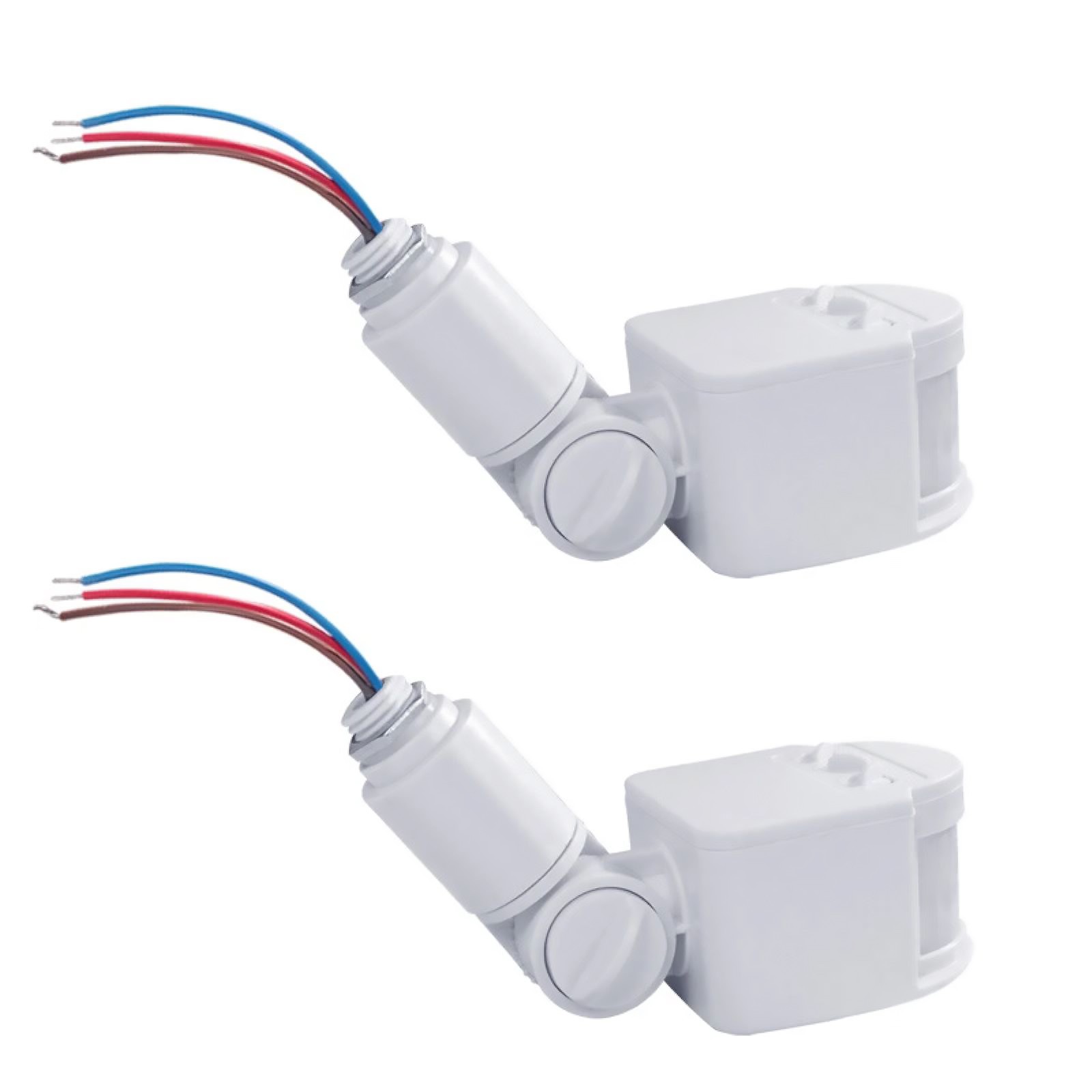 2pcs PIR Motion Sensor Switch Wall Light Switch Fit 16mm Thread Diameter
