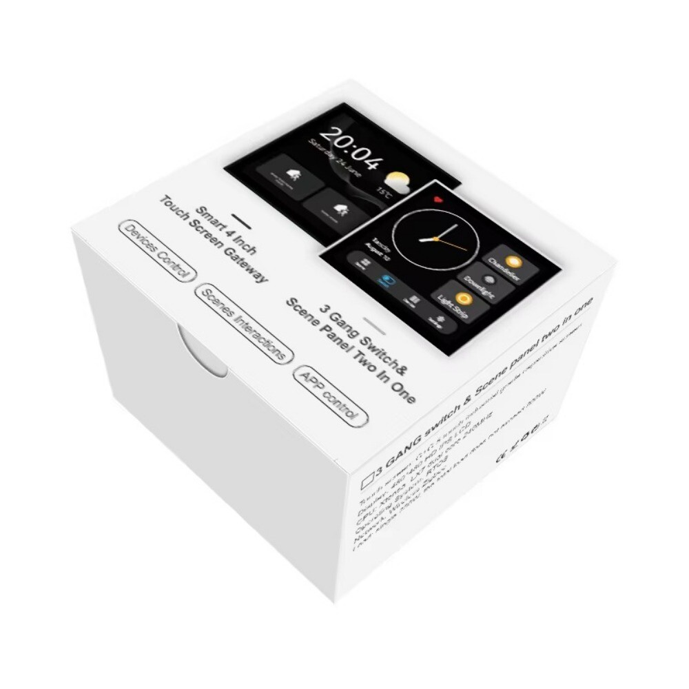 Wireless 4 inch Voice Control Smart Home Automation Control Touch Panel