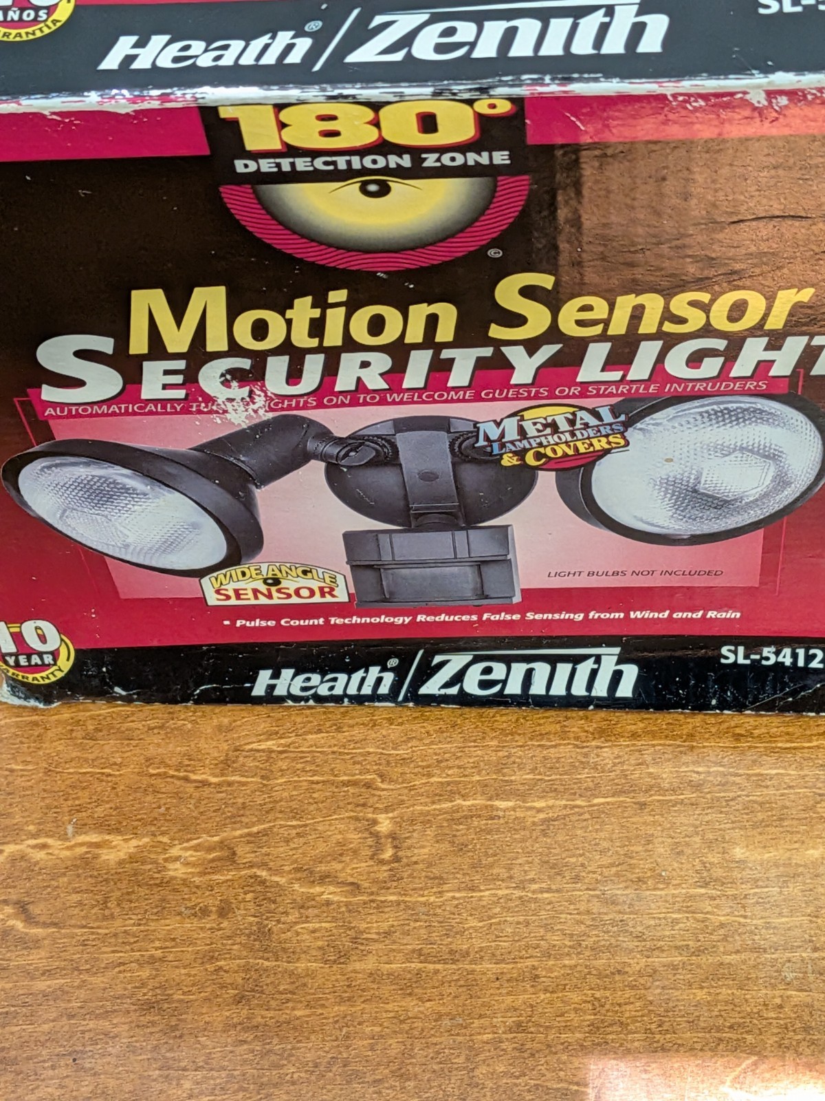 Heath Zenith 180-Degree Motion Security Light in Bronze SL-5412-BZ-A