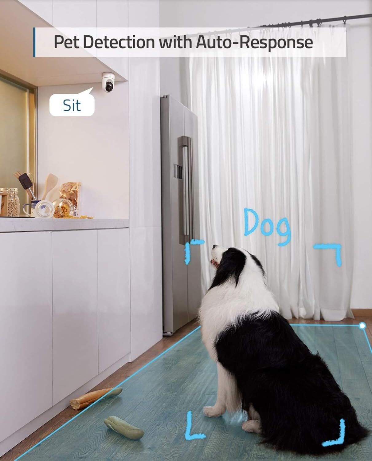 eufy Security Garage-Control Cam & Sensor Real-Time Notifications 2K AI |Refurb