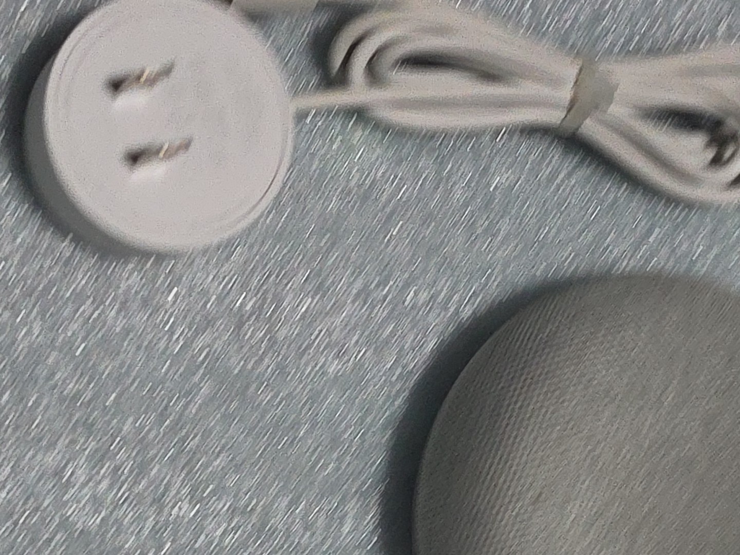 Google Home Mini 1st Gen Model H0A Gray & Orange, w/ Power Cord