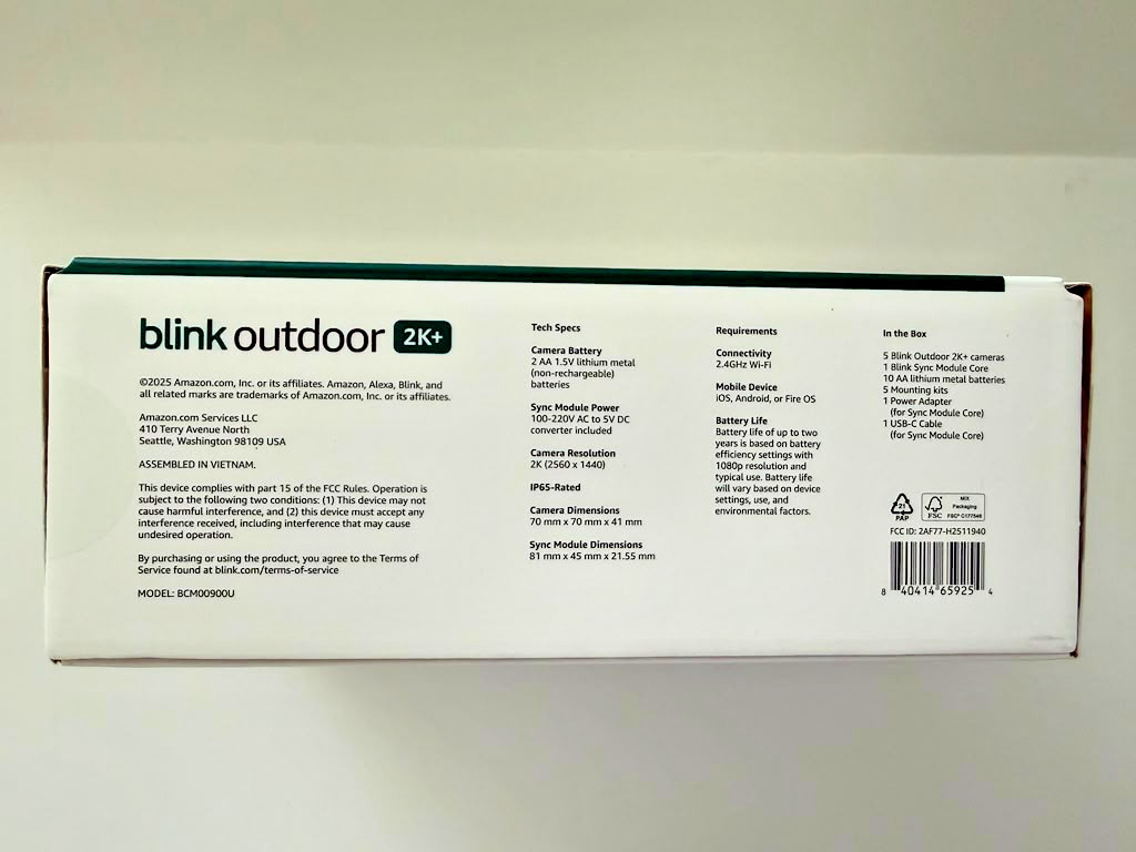 Blink Outdoor 2K+ Wireless Smart Security 5 Cameras & Module Core ⭐ NEW ⭐ SEALED