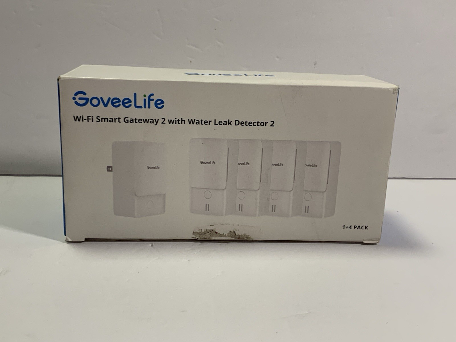 GoveeLife Wi-Fi Smart Gateway 2 with Water Leak Detector 2 (1+4 Pack)