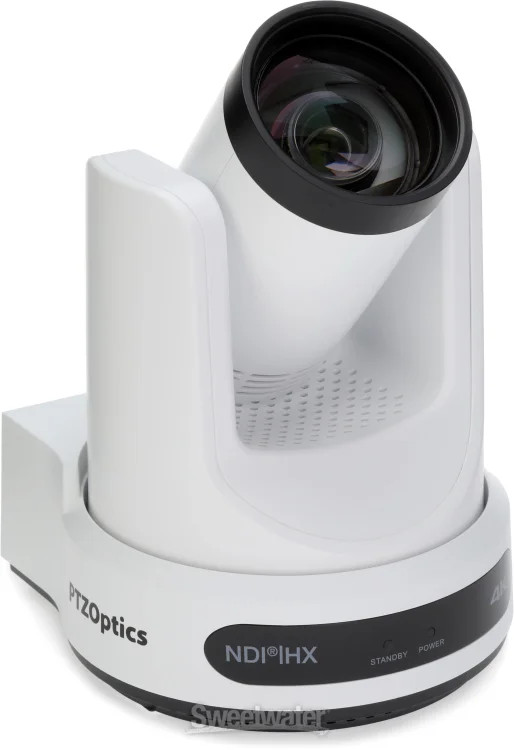 PTZOptics Move 4K 12x Optical Zoom PTZ Camera – White