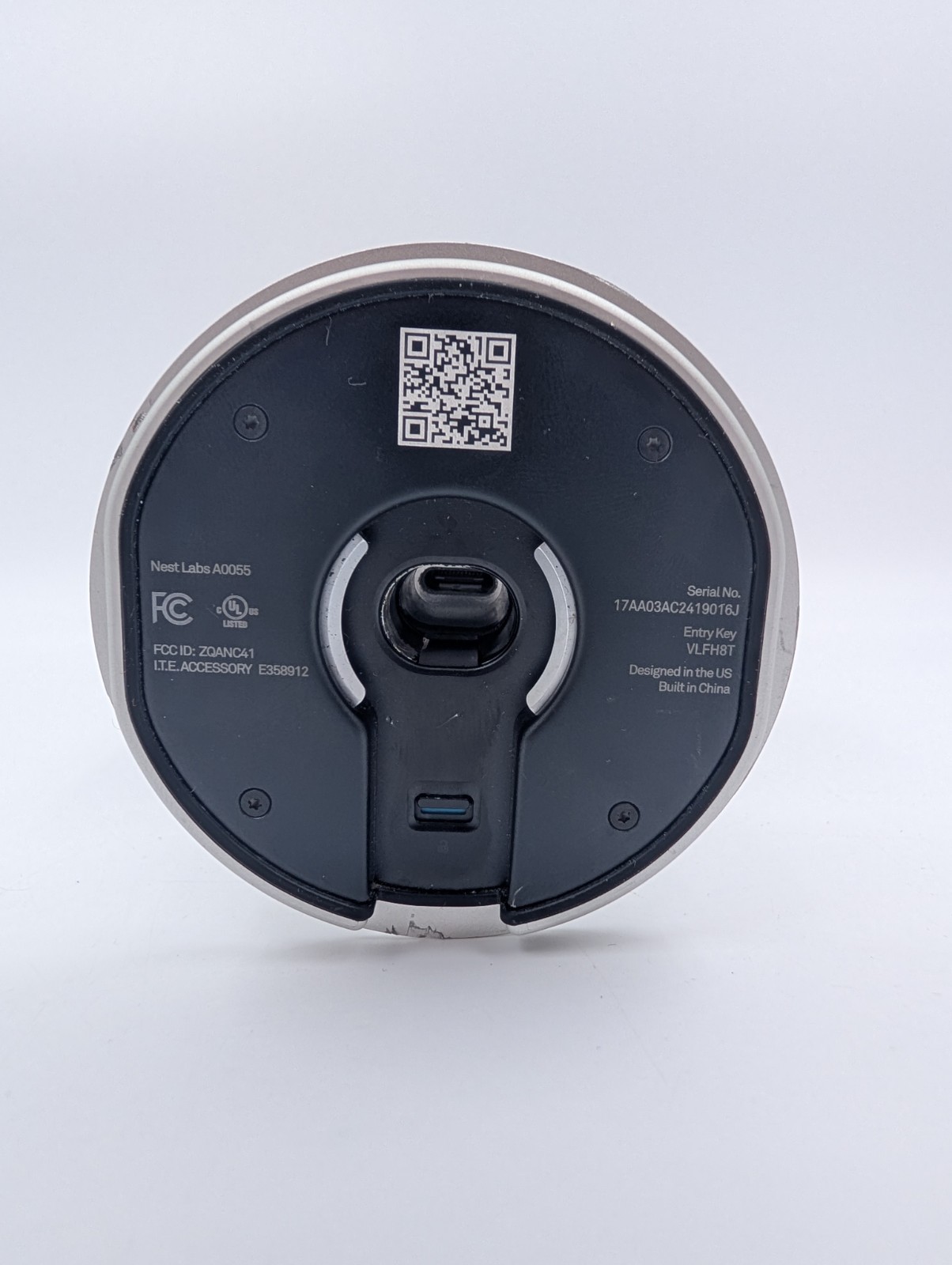 Google Nest Labs Cam IQ Outdoor Security Camera A0055 – UNTESTED NO POWER CABLE