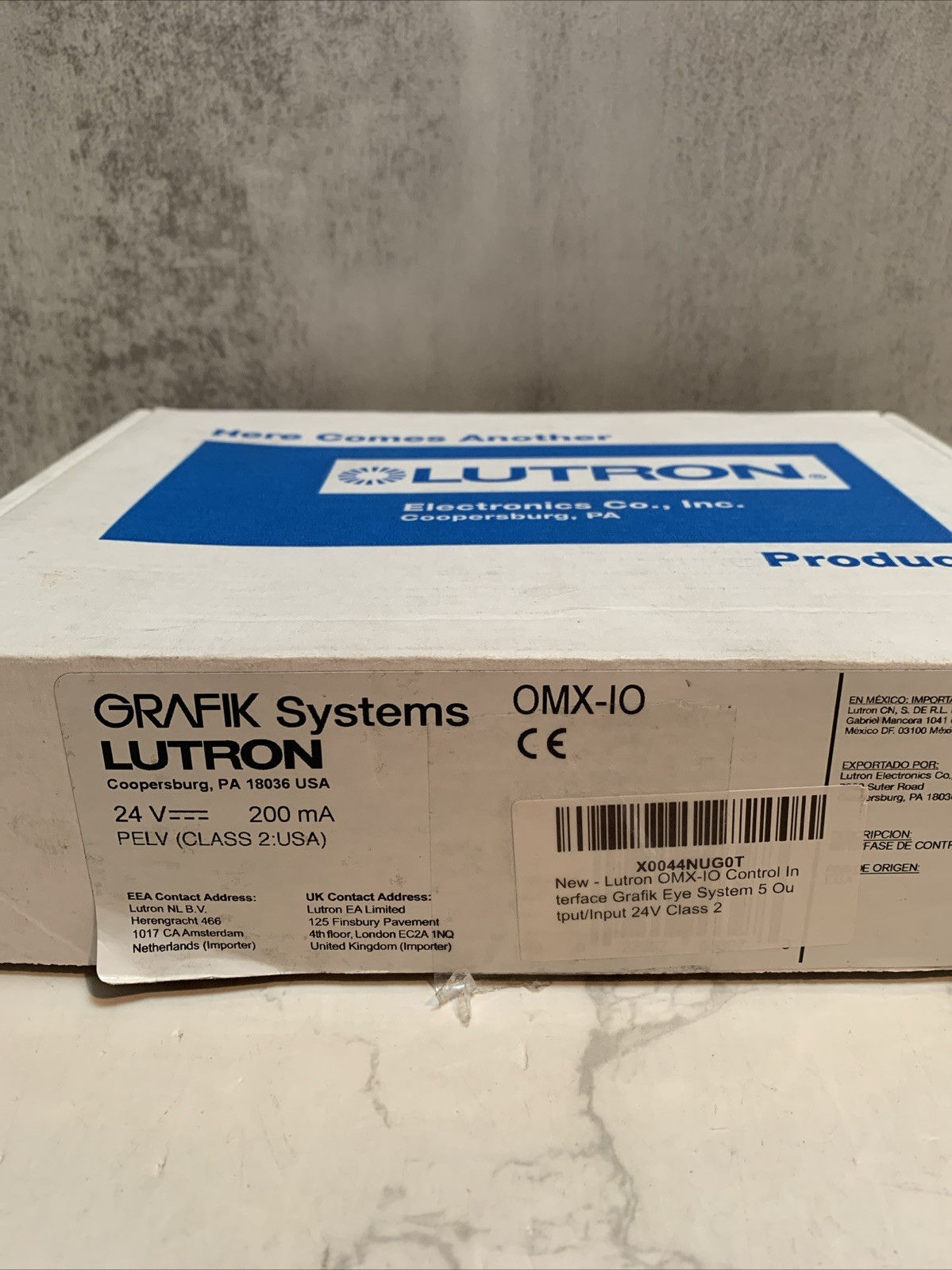 Lutron OMX-IO Grafik Eye Control Interface Module 24V New in Box