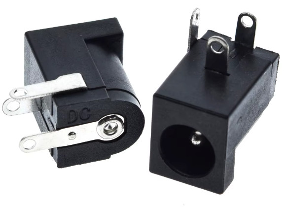 2pcs DC Power Jack Socket 2.1mm Barrel-Type PCB Mount New – FREE Shipping USA