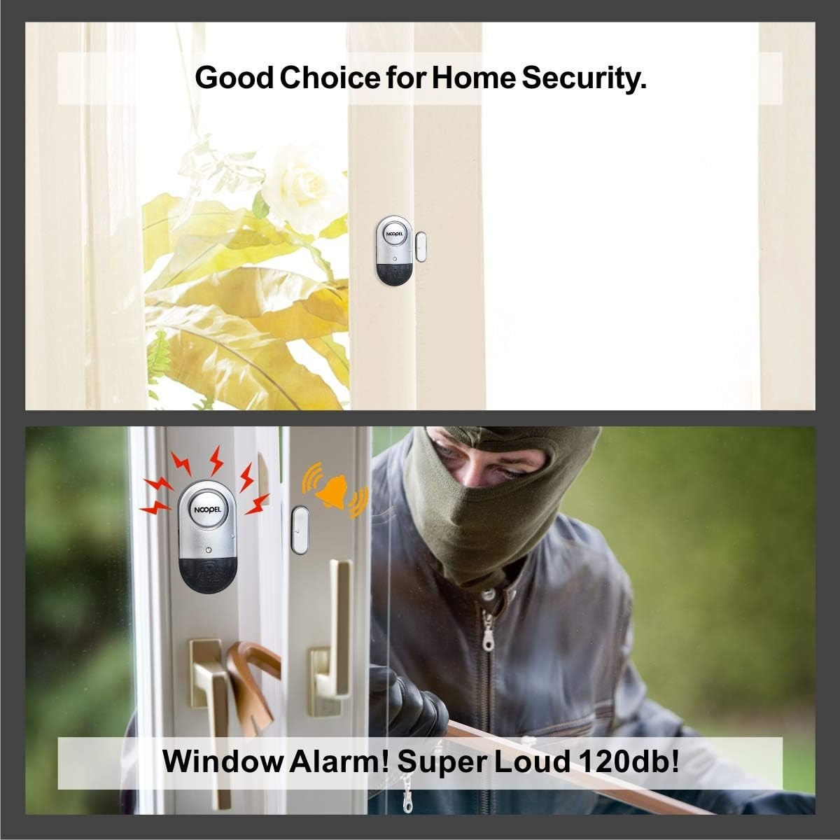 Door Alarms When Opened, 4 Pack 120DB Loud Pool Alarms for Doors, Window Alarm
