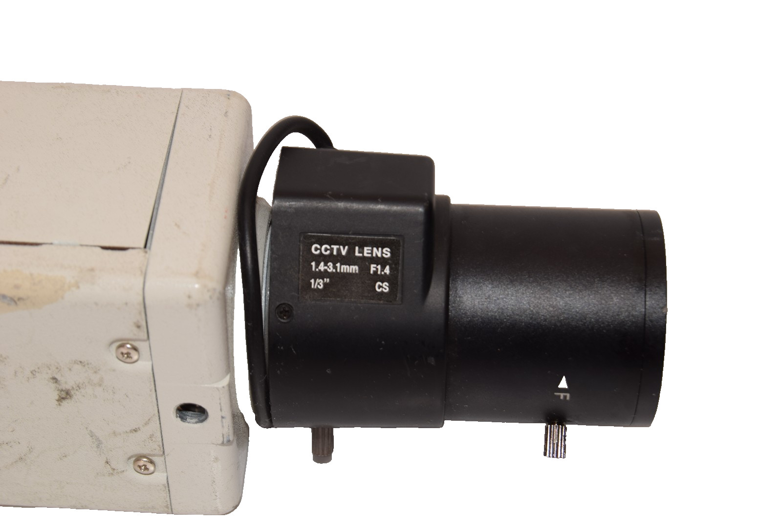 Ikegami Tsushinki ICD-504 CCD Color Security Camera w/ 1.4-3.1mm 1/3″ Lens