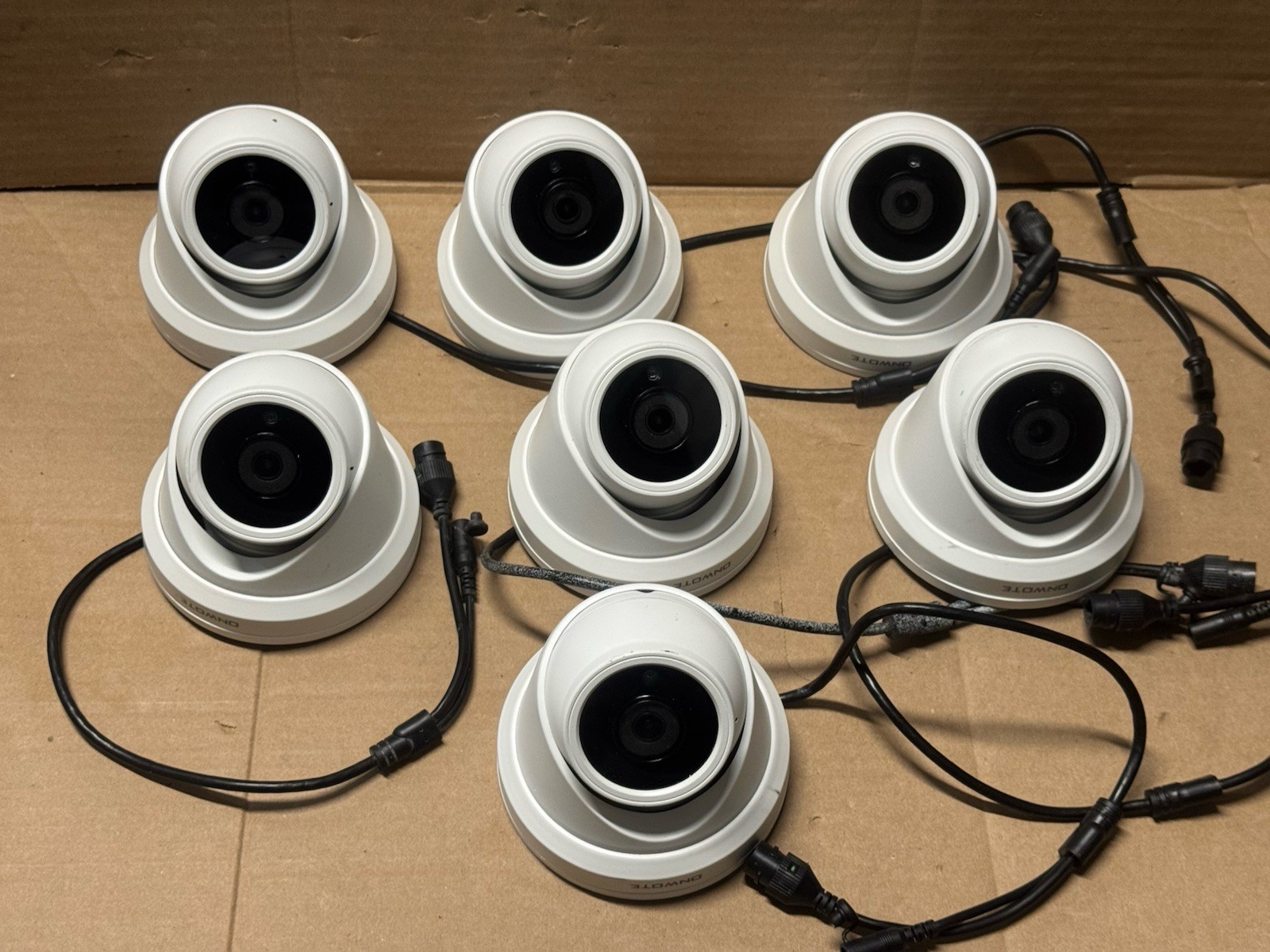 7PC ONWOTE 4K 8MP PoE IP Security Camera, AI Human Vehicle Detection, 3840×2160