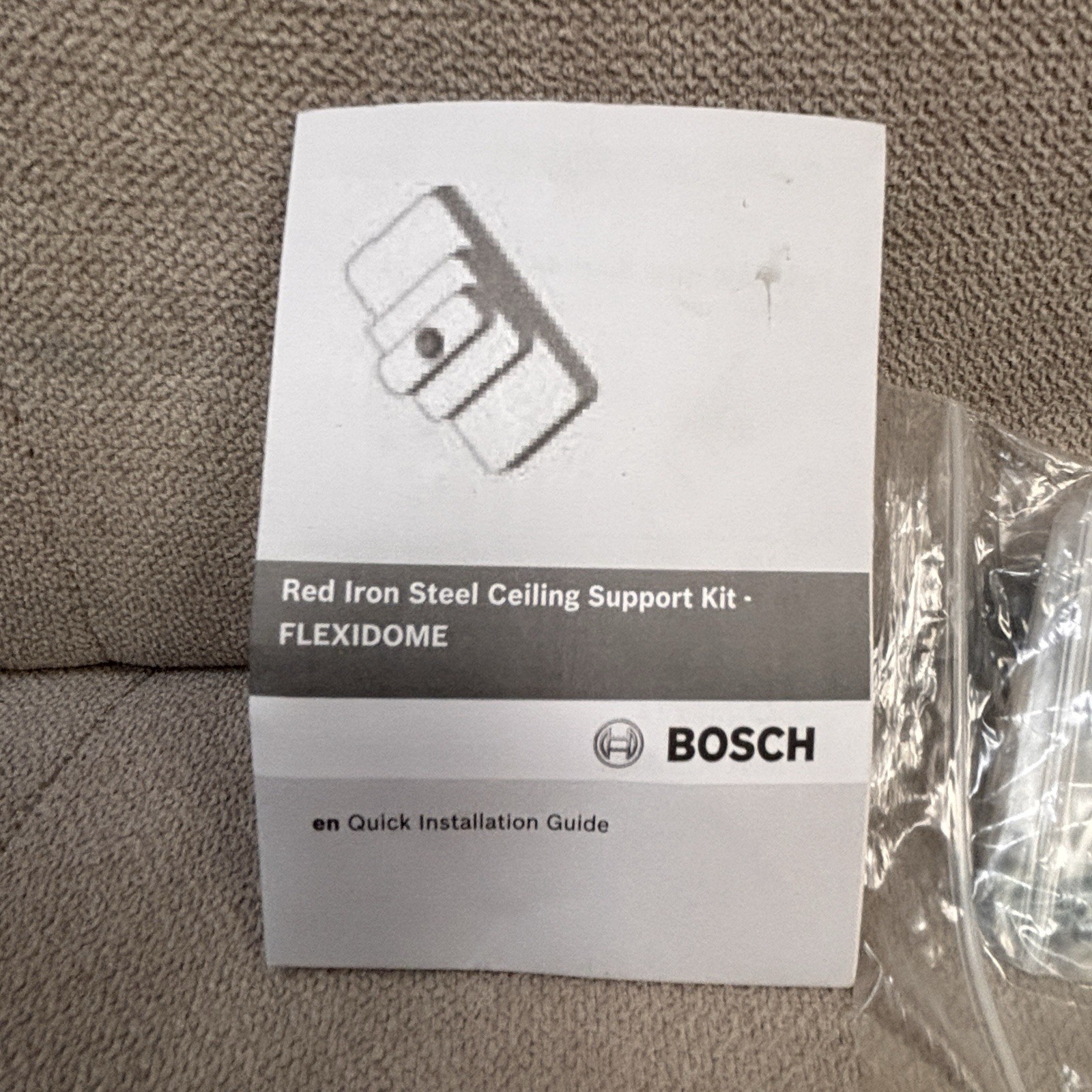 Bosch FLEXIDOME Red Iron Steel Ceiling Support Kit F.01U.326.272 New