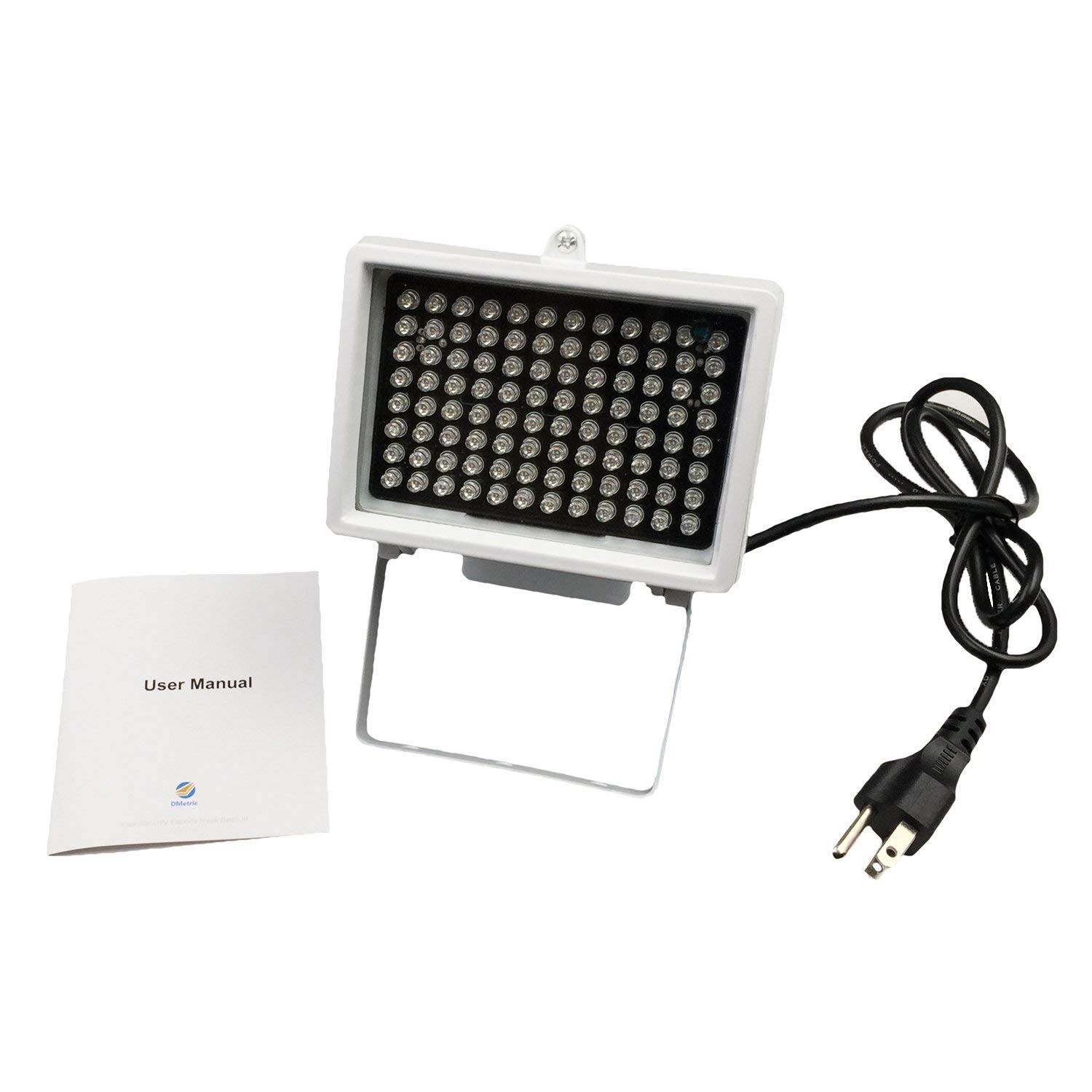 DMetric IR Illuminator, AC 110V – 220V 850nm Infrared 96 LED Night Vision Wat…