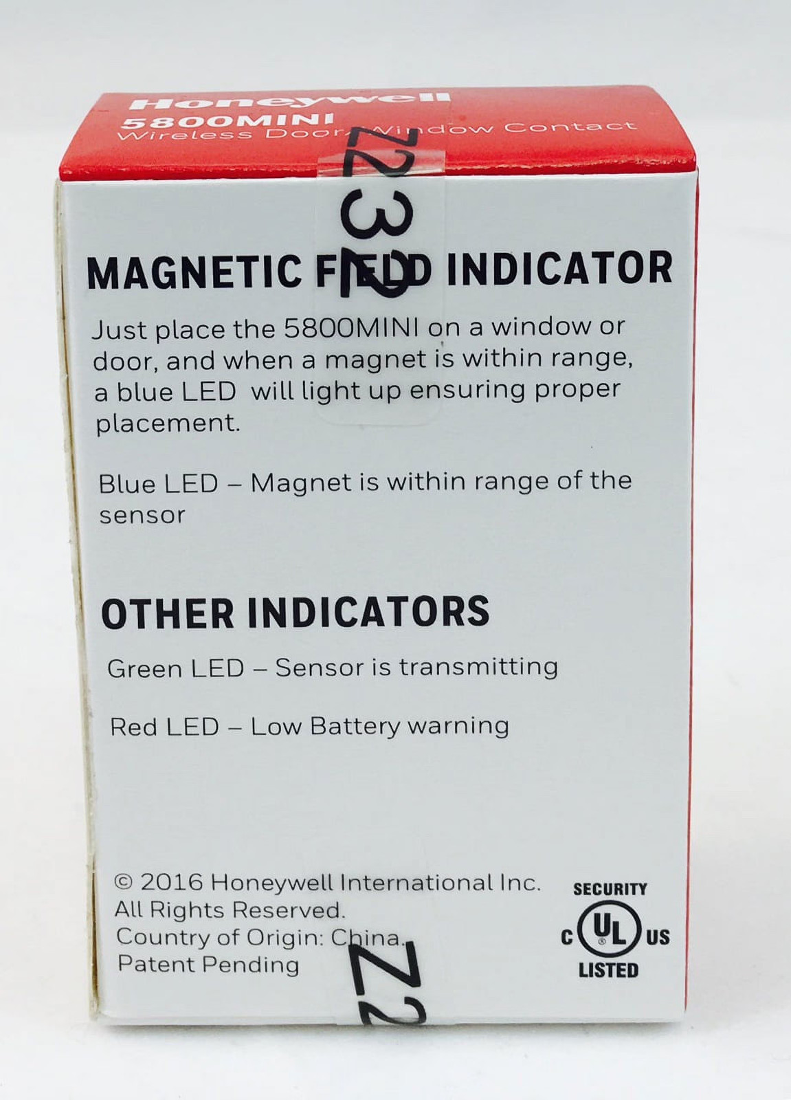 Honeywell Home 5800 Mini Wireless Door/ Window Contact