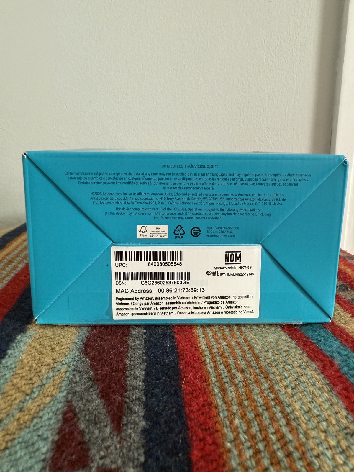 Amazon Echo Show 5 (3rd Gen) 5.5 Inch Smart Display with Alexa -new + sealed.
