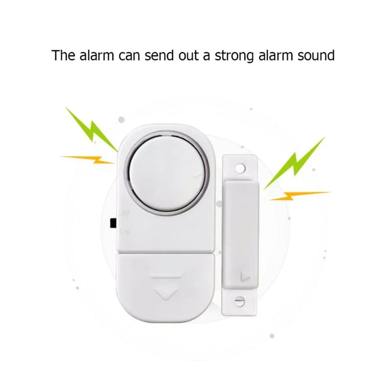 5 PCS WIRELESS Home Window Door Burglar Security ALARM System Magnetic Sensor