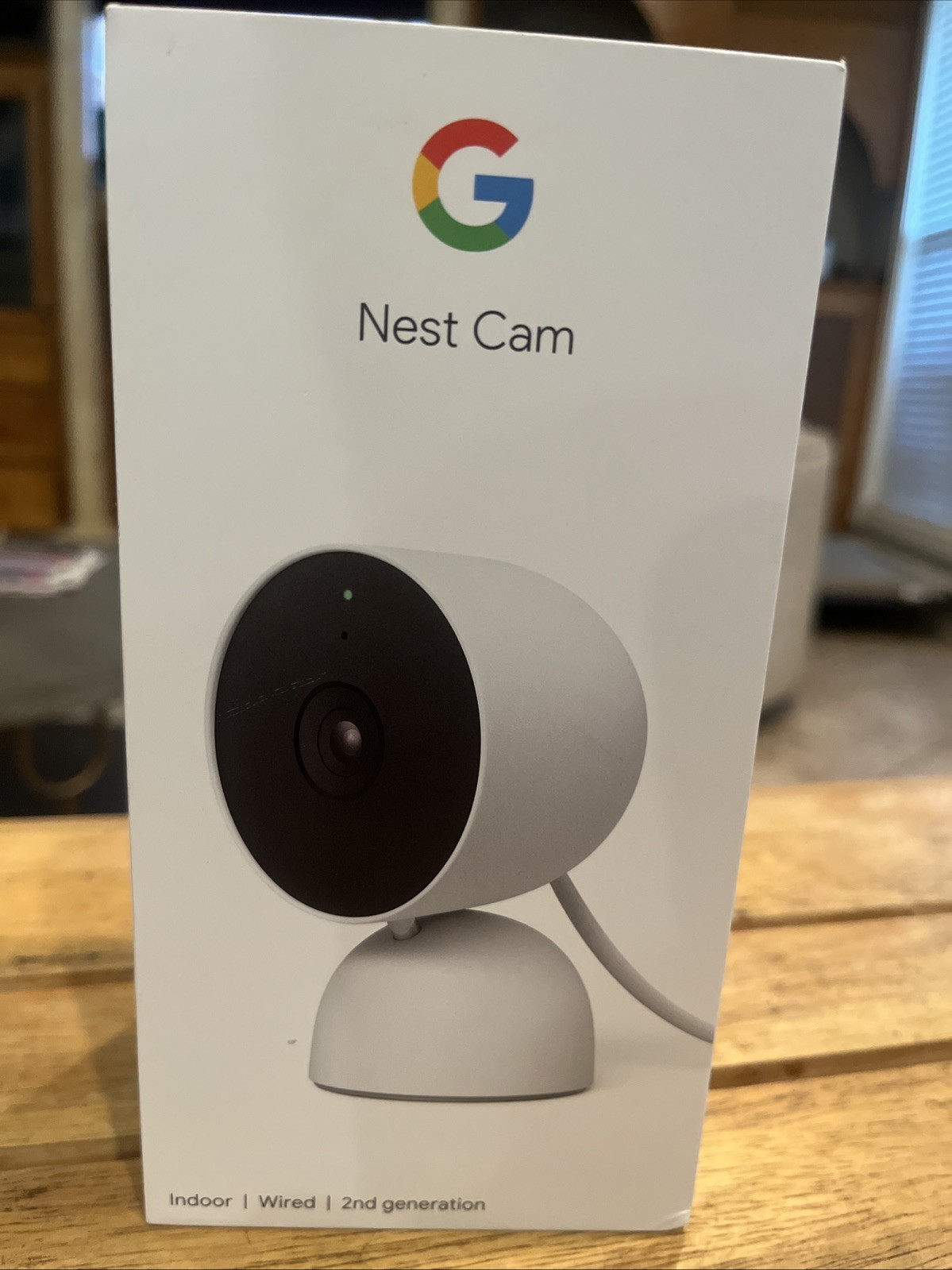 Google Nest Cam Indoor Wired Security Camera Snow GA01998-US, Brand New Sealed