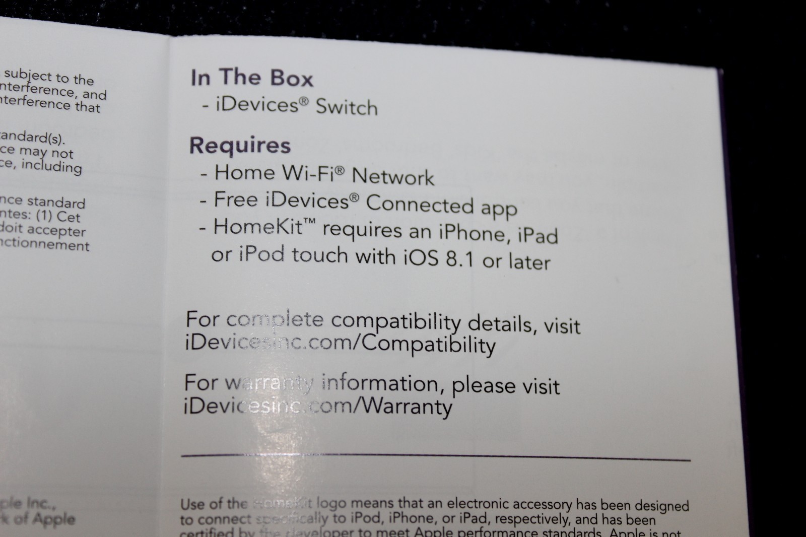 iDevices Switch Works with Apple Home Kit control your home with your voice