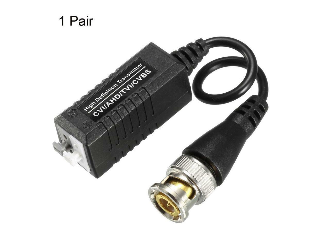 Video Balun 8MP Transmitter Receiver HD CVI TVI AHD Coaxial BNC to UTP 4K