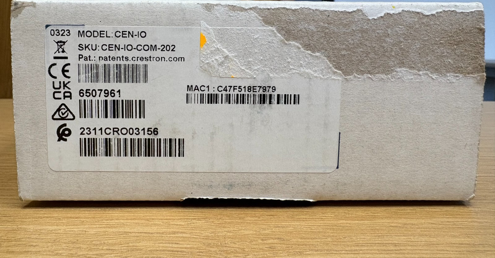 Crestron DIN-IO8 DIN Rail Versiport Module 8 Versiport I/O Ports