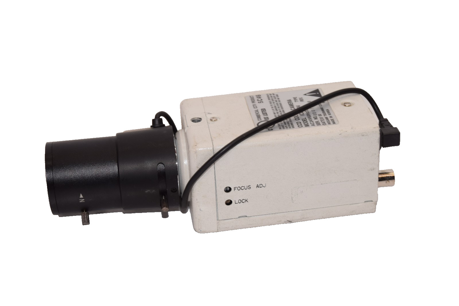 Ikegami Tsushinki ICD-504 CCD Color Security Camera w/ 1.4-3.1mm 1/3″ Lens