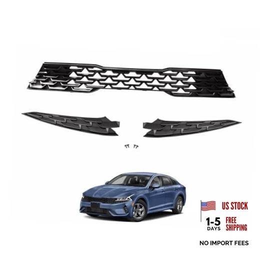 Front Grille & Cover with Camera Hole – Compatible with 2021-2023 Kia K5 EX LX
