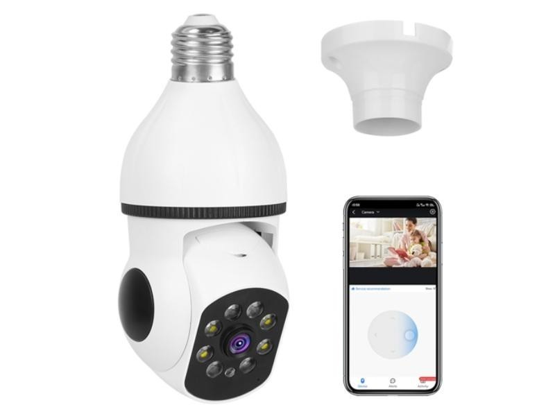 Fresh Fab Finds E27 Wi-Fi Bulb 1080P FHD Pan Tilt Security Surveillance Camera