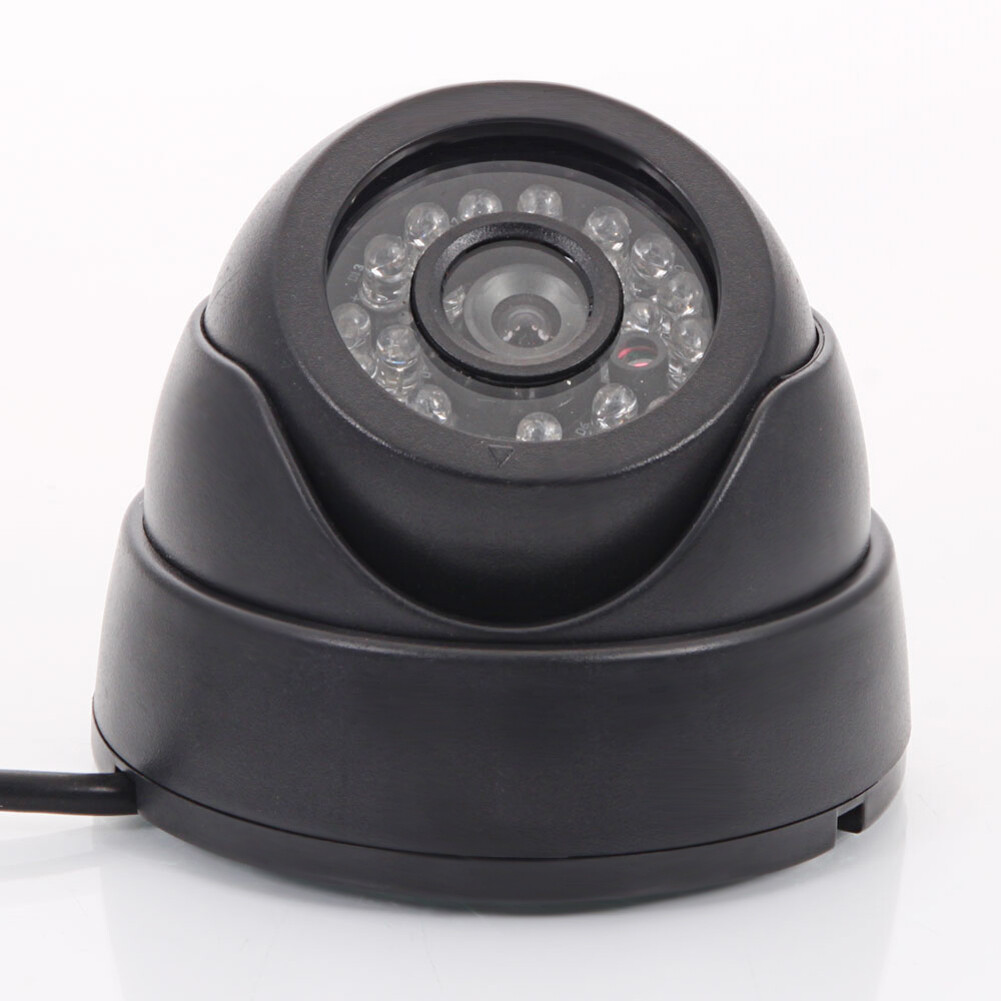 1200TVL 3.6mm 24 LED Outdoor Security IR Night Vision CCTV Camera Monitor