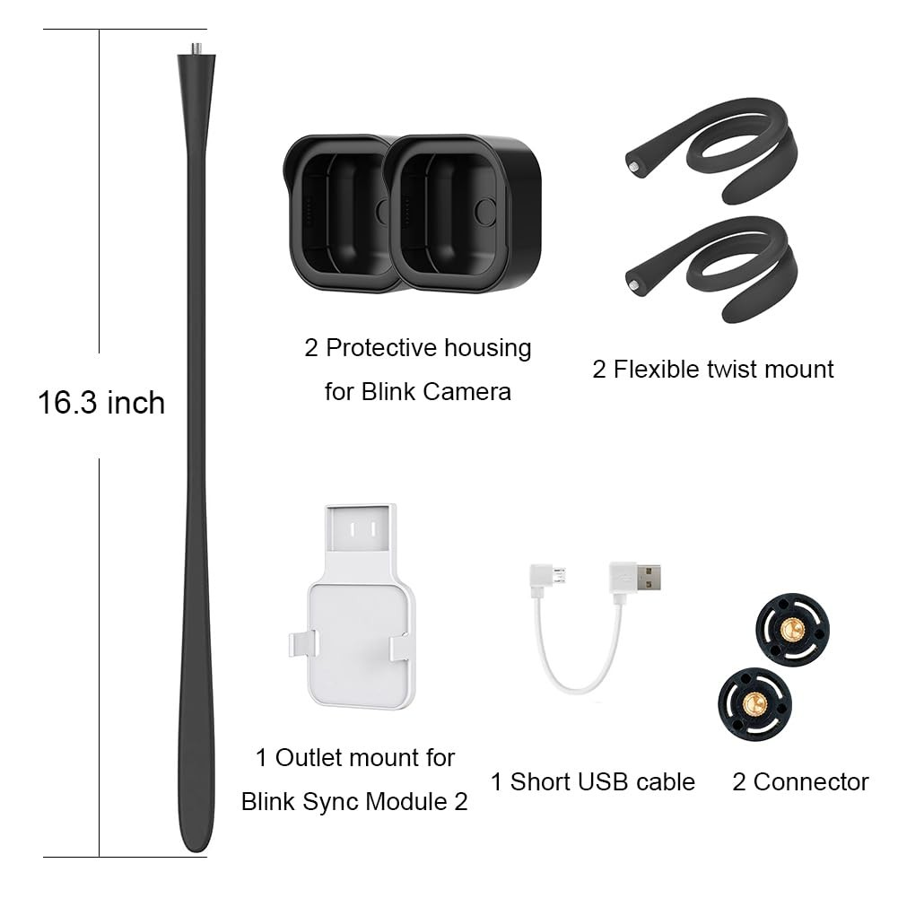 All-New Flexible Twist Mount Compatible with Blink Outdoor 4th &3rd Gen Weath…