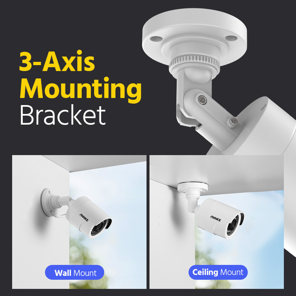 ANNKE HD 1080P Outdoor 2MP TVI 4IN1 Security Camera EXIR Night fit for TVI DVR