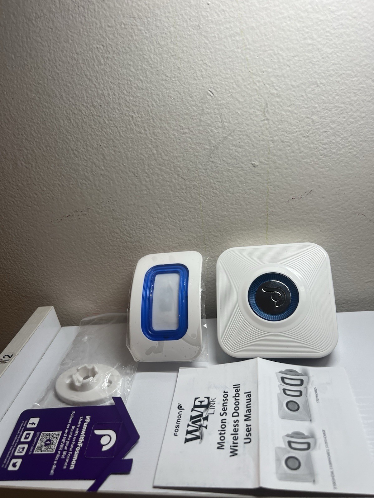 Fosmon WaveLink Wireless Home Security Driveway Alarm Motion Sensor …